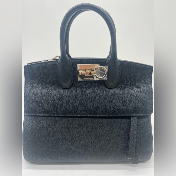 Salvatore Ferragamo  Small The Studio Leather Top Handle Bag - Picture 6 of 17